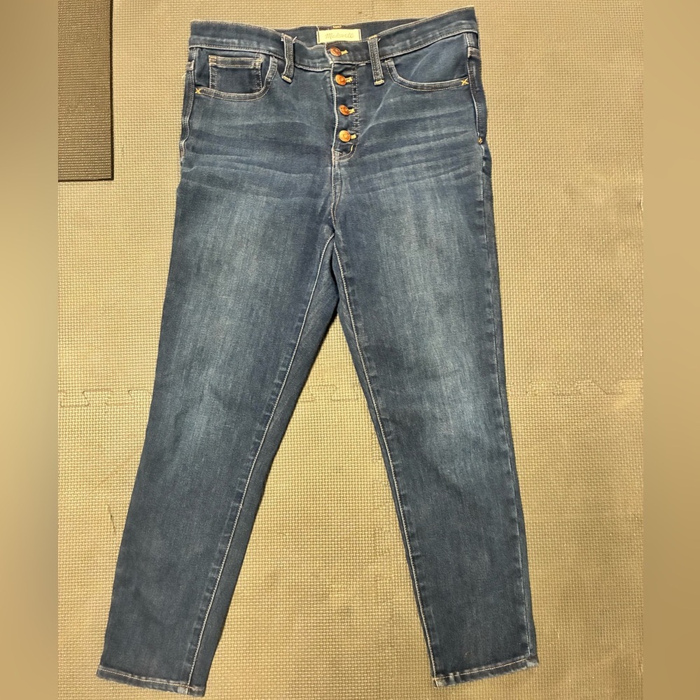 Madewell 10” high rise cropped